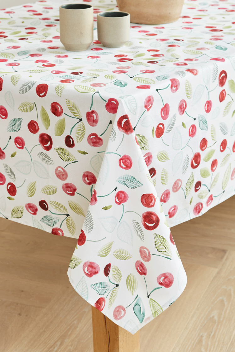 Cherry - Nappe en coton imperméable