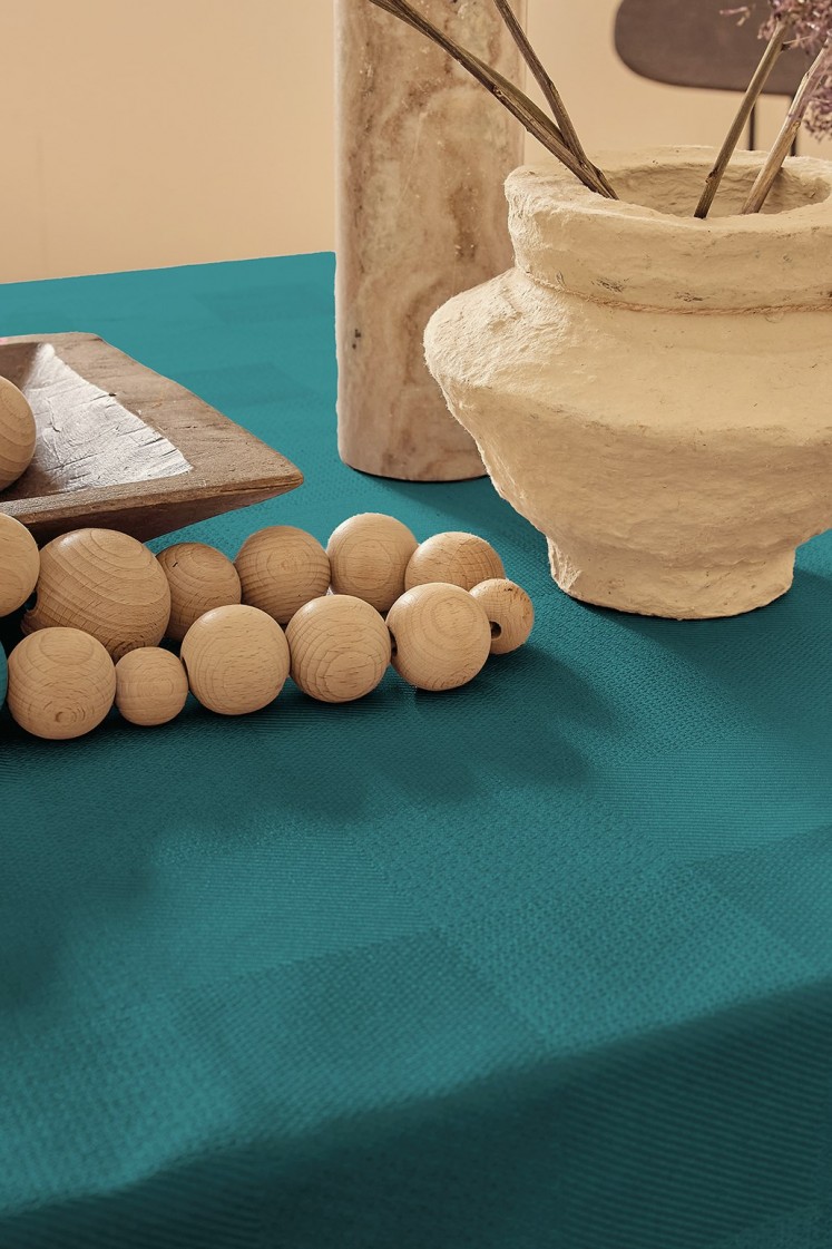Mini tactile - Nappe en damassé déperlante